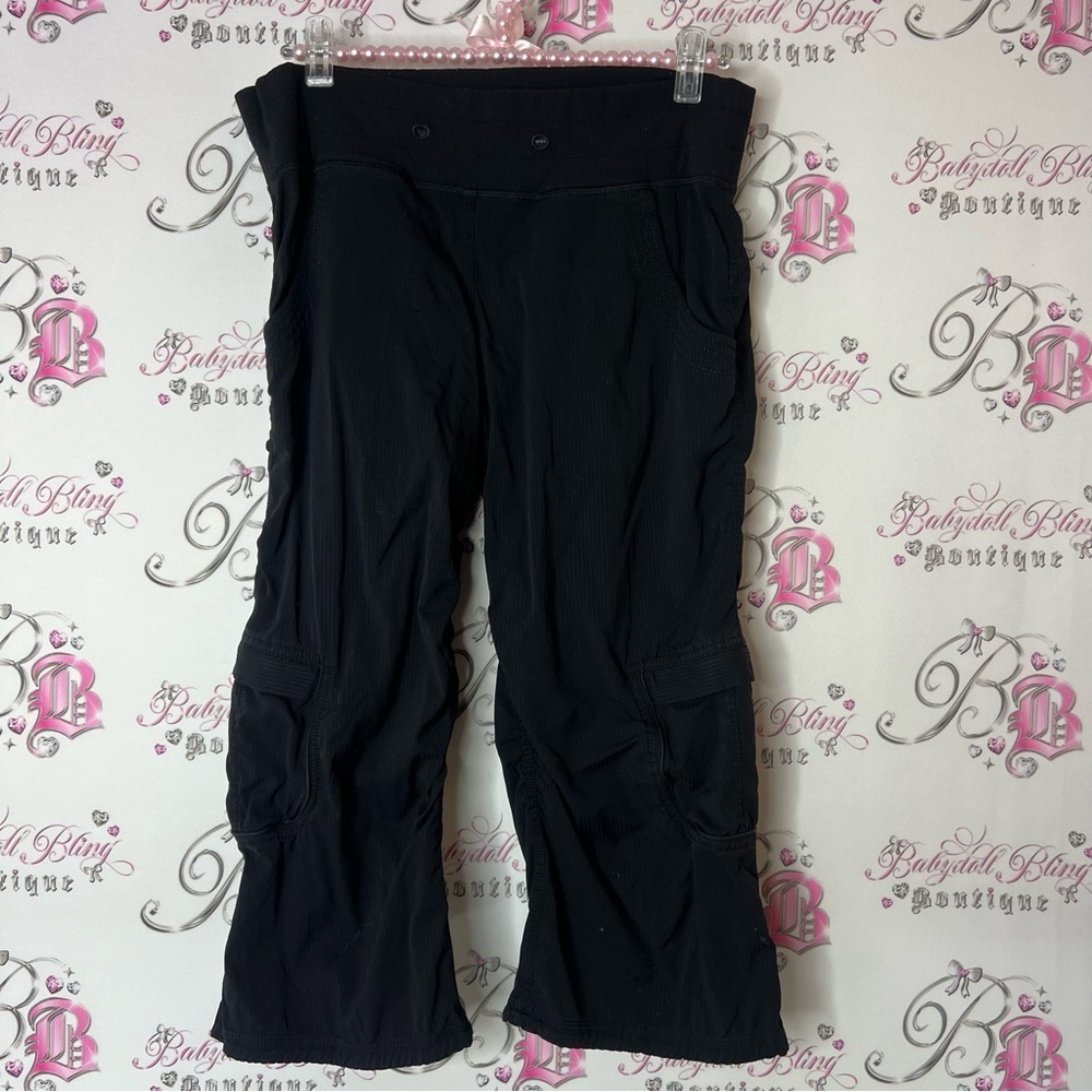 Lululemon studio dance crop pants Black Flared Pants